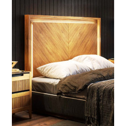 CABECERO MODERNO ILUMINACIÓN LED Y FABRICADO EN MADERA SOSTENIBLE