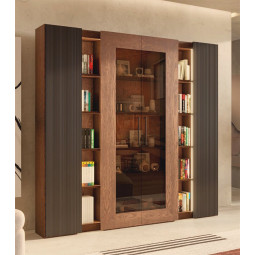 VITRINA MULTIFUNCIONAL CON ESTANTES Y PUERTAS PARA ALMACENAJE