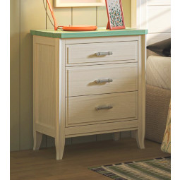 MESITA DE NOCHE CON PATAS DORMITORIO ESTILO COLONIAL MODERNO