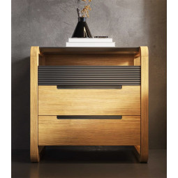 MESITA NOCHE DE DISEÑO CON TIRADORES INTEGRADOS