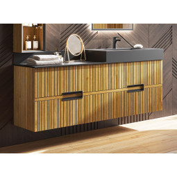 MUEBLE DE LAVABO DE DISEÑO MODERNO CON 4 AMPLIOS CAJONES