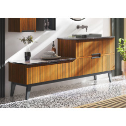 MUEBLE DE BAÑO DE DISEÑO NÓRDICO MODERNO CON TRES AMPLIOS CAJONES