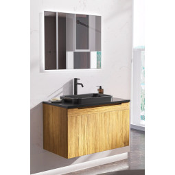 MUEBLE DE LAVABO CON UN CAJÓN FABRICADO EN MADERA SOSTENIBLE