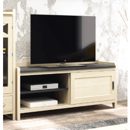 MUEBLE DE TV CON 1 PUERTA CORREDERA MADERA ORIGEN SOSTENIBLE