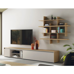 MUEBLE BAJO PARA LA TELEVISIÓN IDEAL PARA SALONES DE DISEÑO MODERNO