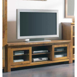 MUEBLE TV CON PUERTAS CORREDERAS - PINO