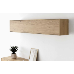 MUEBLE FLOTANTE DE 2 PUERTAS ABATIBLES LISAS