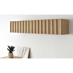 MUEBLE FLOTANTE DE 2 PUERTAS ABATIBLES FRENTES ALISTONADOS