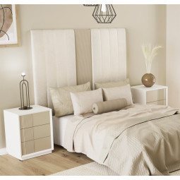 CONJUNTO DE MUEBLES PARA DORMITORIO DE DISEÑO MODERNO - DM