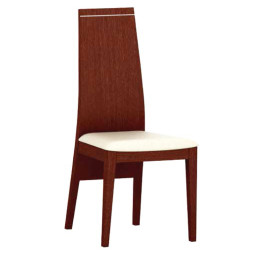 SILLA RESPALDO DE MADERA Y ASIENTO TAPIZADO - HAYA