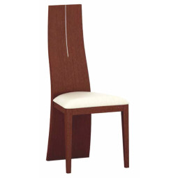 SILLA CON RESPALDO DE MADERA - ROBLE