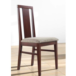 SILLA DE MADERA MODELO TERRA ASIENTO PRETAPIZADO - HAYA