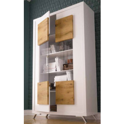 VITRINA  CON 2 PUERTAS PARA SALÓN COMEDOR MODERNO