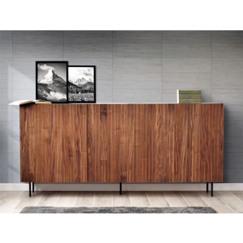 APARADOR DE LÍNEAS RECTAS E INSPIRACIÓN NÓRDICA MADERA - ROBLE