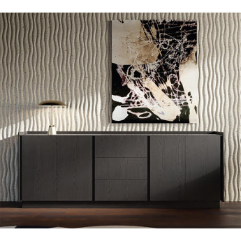 APARADOR DE DISEÑO CONTEMPORÁNEO CON 2 PUERTAS 3 CAJONES