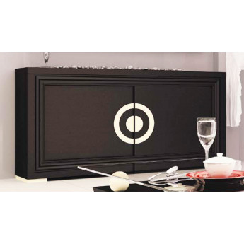 APARADOR CON 2 PUERTAS CORREDERAS Y 2 CAJONES INTERIORES