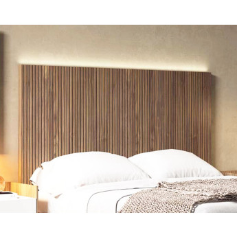 CABECERO DE CAMA DE LÍNEAS RECTAS Y SENCILLAS MADERA - ROBLE