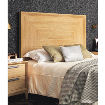 CABECERO DE CAMA  PANEL CENTRAL EN MADERA NATURAL SOSTENIBLE