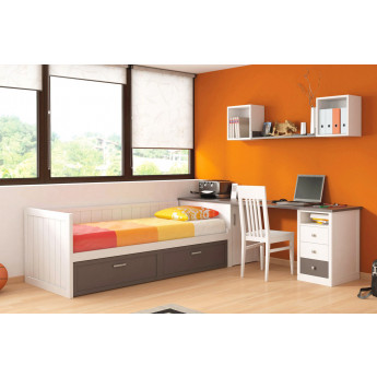 DORMITORIO PARA NIÑOS CON CAMA NIDO - HAYA