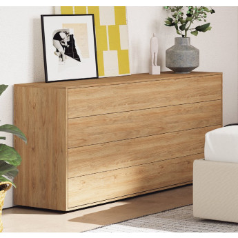 COMODA DE LÍNEAS RECTAS PARA DORMITORIO DE ESTILO ATEMPORAL