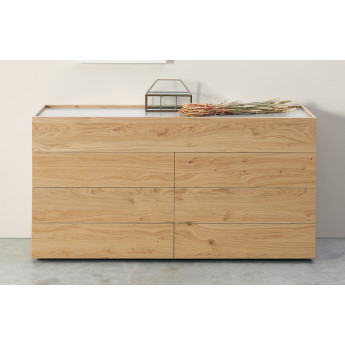 COMODA ANCHA CAJONES GRAN CAPACIDAD PARA DORMITORIOS MODERNOS