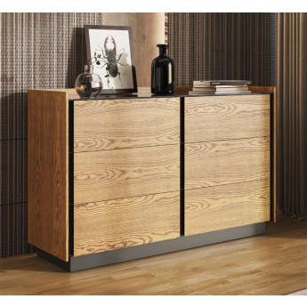 APARADOR DE DORMITORIO DISEÑO CONTEMPORÁNEO MADERA DE FRENO