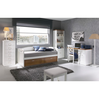 MUEBLES DORMITORIO JUVENIL CAMA NIDO Y ESCRITORIO - HAYA