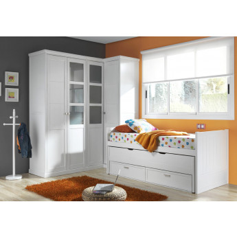 MUEBLES DE DORMITORIO JUVENIL CAMA NIDO COMPACTO - HAYA