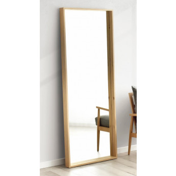 MODERNO ESPEJO VESTIDOR DE INSPIRACIÓN NÓRDICA MADERA ROBLE