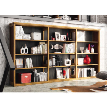 LIBRERÍA BAJA CON BALDAS PARA TU OFICNAS EN CASA