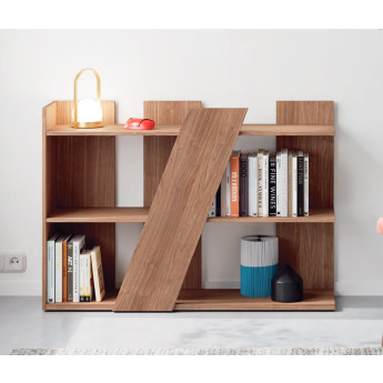 ESTANTERÍA BAJA EN FORMATO MODULAR IDEAL COMO MUEBLE AUXILIAR