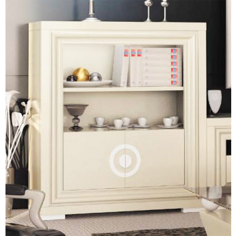 LIBRERO CON 2 CAJONES PARA SALONES Y COMEDORES