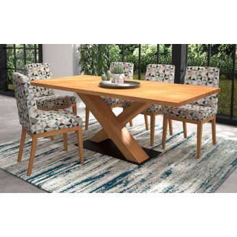 MESA DE COMEDOR DISEÑO FABRICADA EN MADERA DE ORIGEN SOSTENIBLE