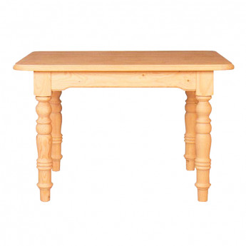 MESA DE COMEDOR FIJA PARA SALONES CLÁSICOS MADERA - PINO