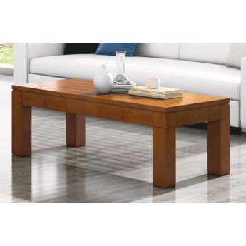 MESA DE CENTRO RECTA ELEVABLE CON TAPA MADERA - PINO