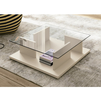 MESA DE CENTRO DE LÍNEAS RECTAS IDEAL PARA SALONES DE DISEÑO MODERNO