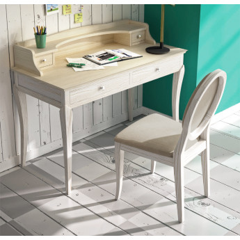 MESA DE ESCRITORIO CON ALTILLO CAJONES MADERA