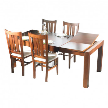 MESA DE COMEDOR EXTENSIBLE MADERA - PINO