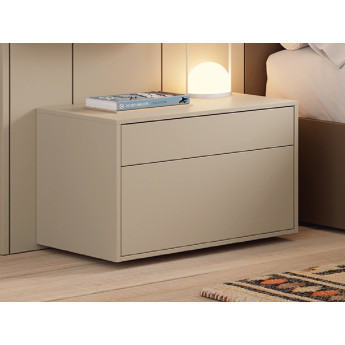 MESITA DE NOCHE DE LÍNEAS RECTAS IDEAL PARA DORMITORIOS MODERNOS