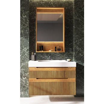 MUEBLE DE BAÑO SUSPEDIDO PREMIUM VERSÁTIL Y EN MADERA SOSTENIBLE