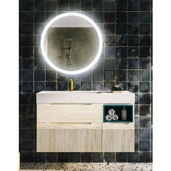 MUEBLE DE BAÑO FLOTANTE CON DOS PRÁCTICOS CAJONES Y UNA PUERTA