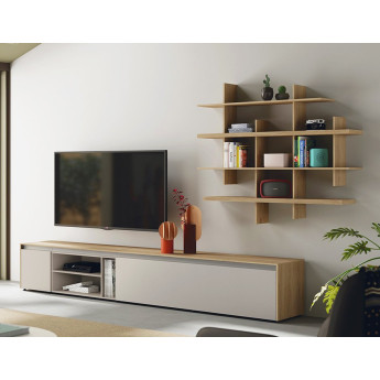 MUEBLE BAJO PARA LA TELEVISIÓN IDEAL PARA SALONES DE DISEÑO MODERNO