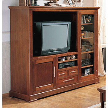 MUEBLE DE TV MADERA - CEREZO