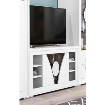 MUEBLE PARA TELEVISIÓN CON PUERTAS Y BALDAS