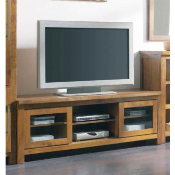 MUEBLE TV CON PUERTAS CORREDERAS - PINO