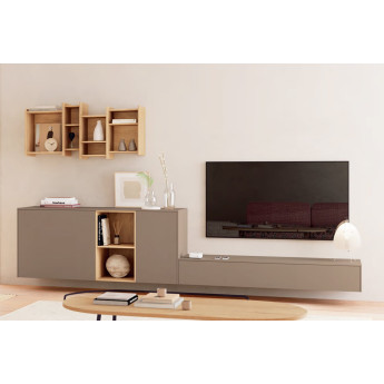MUEBLE FLOTANTE PARA LA TELEVISIÓN IDEAL PARA SALÓN DE DISEÑO MODERNO