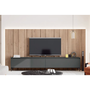 COMPOSICIÓN MODULAR DE SALÓN CON MUEBLE TV Y PANEL ALISTONADO