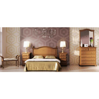 MUEBLES DORMITORIO PROVENZAL MADERA - PINO