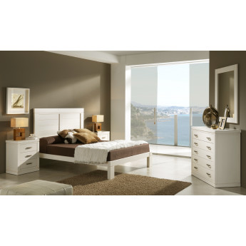 DORMITORIO MODERNO CAMA CON BANCADA - HAYA