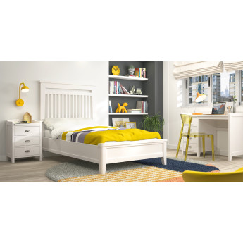 MUEBLES DE DORMITORIO CON ESCRITORIO INTEGRADO MADERA NATURAL
